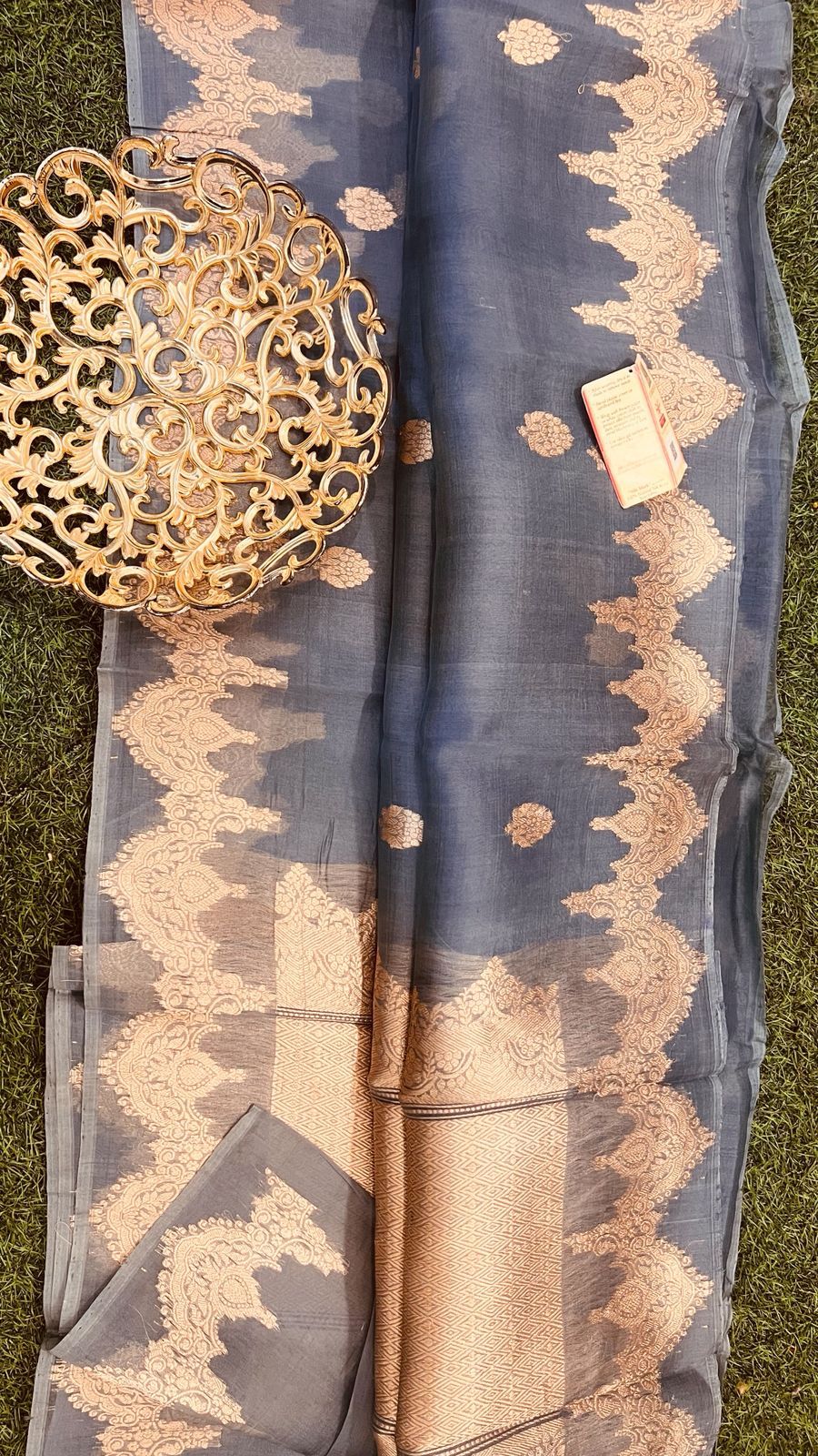 Pure kora organza banarasi