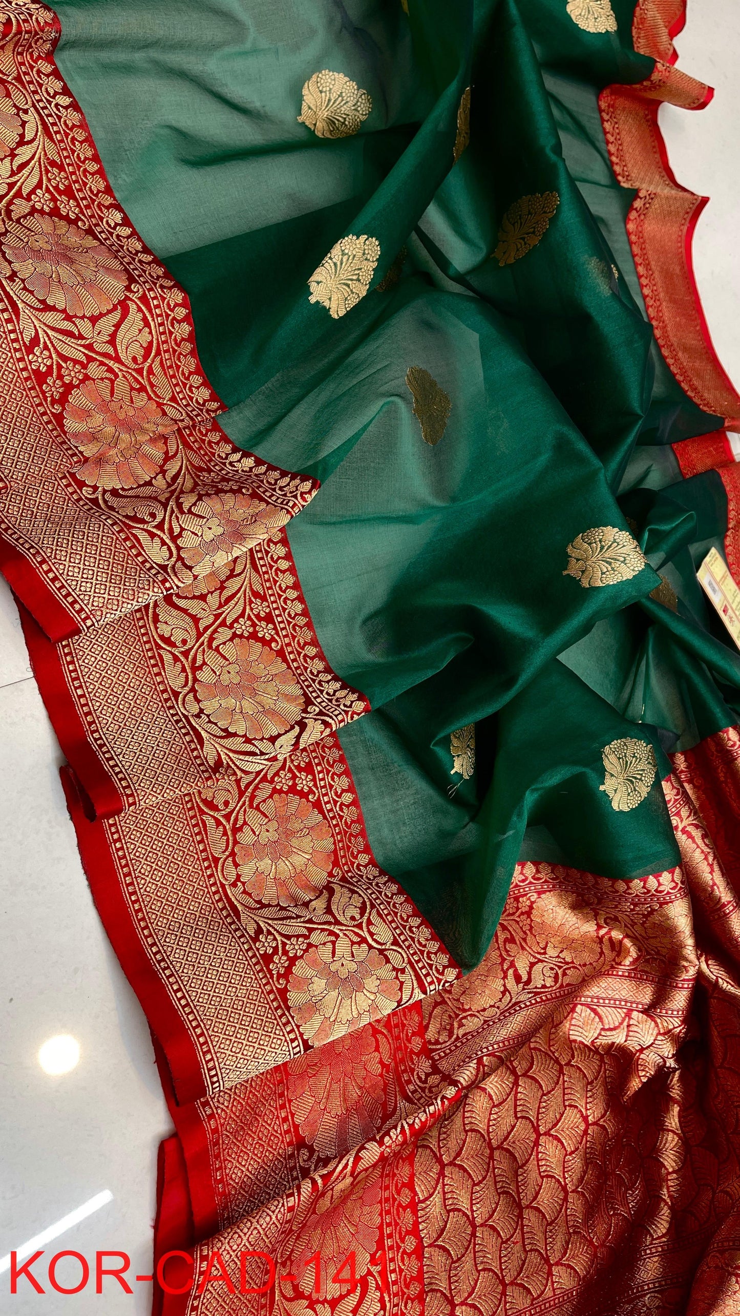Pure organza kora banarasi