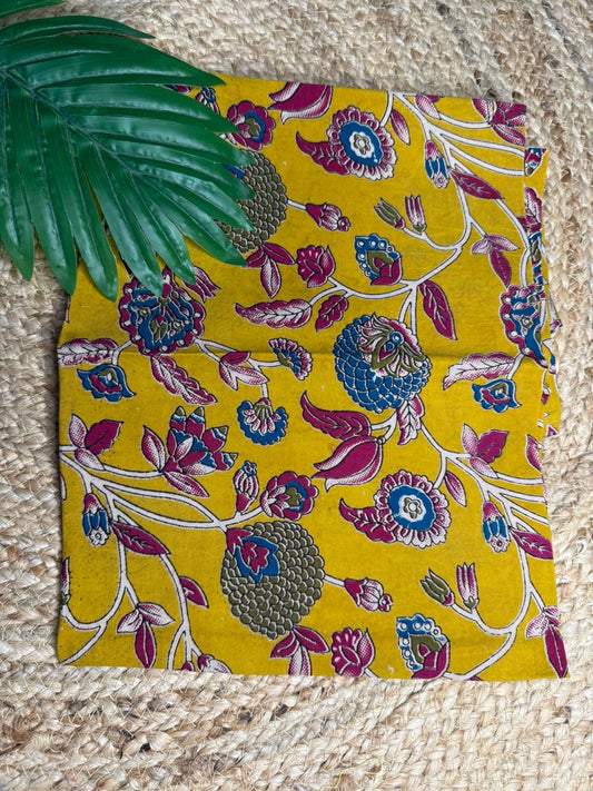 Rani Pink Borderless Plain Magalgiri Saree