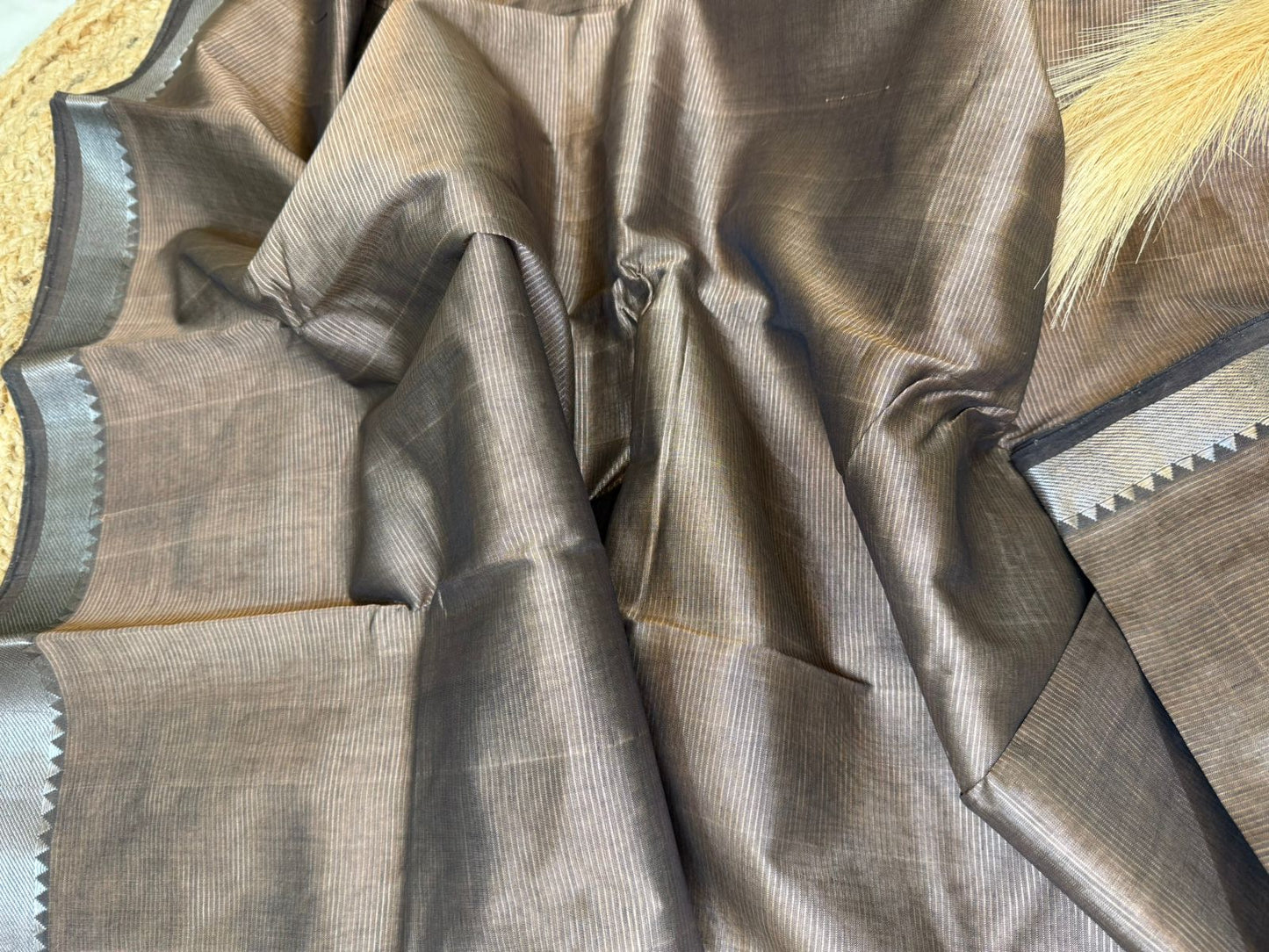 Coffee Brown Classic Mangalagiri Saree