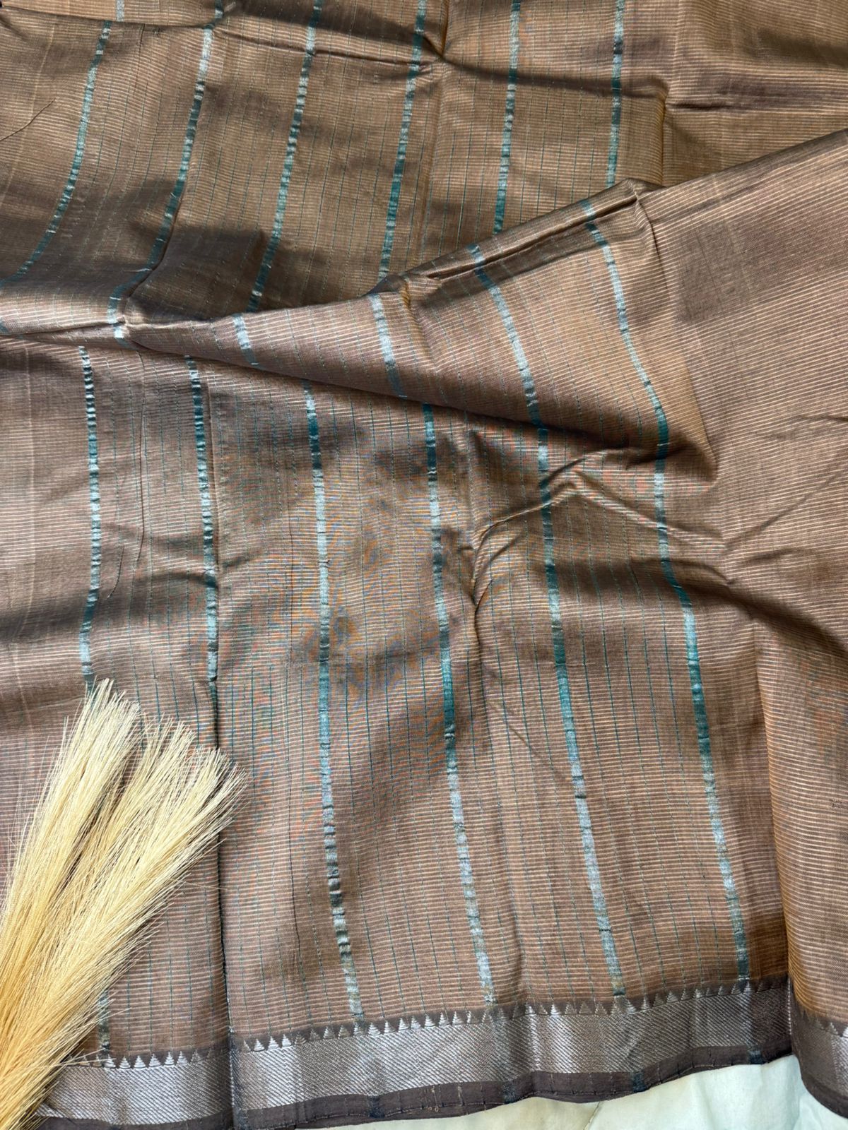 Coffee Brown Classic Mangalagiri Saree