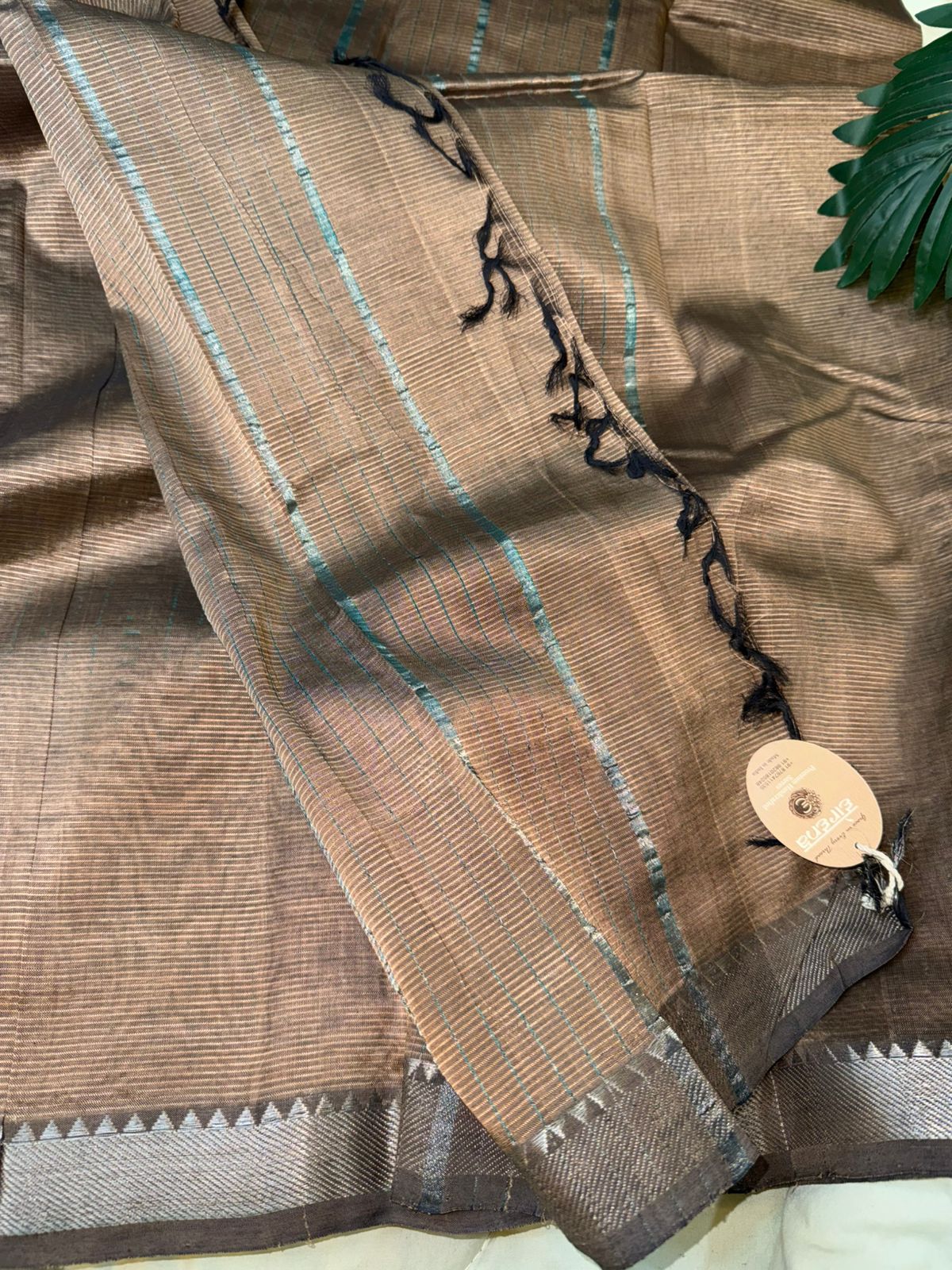 Coffee Brown Classic Mangalagiri Saree