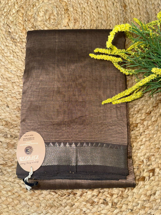 Coffee Brown Classic Mangalagiri Saree