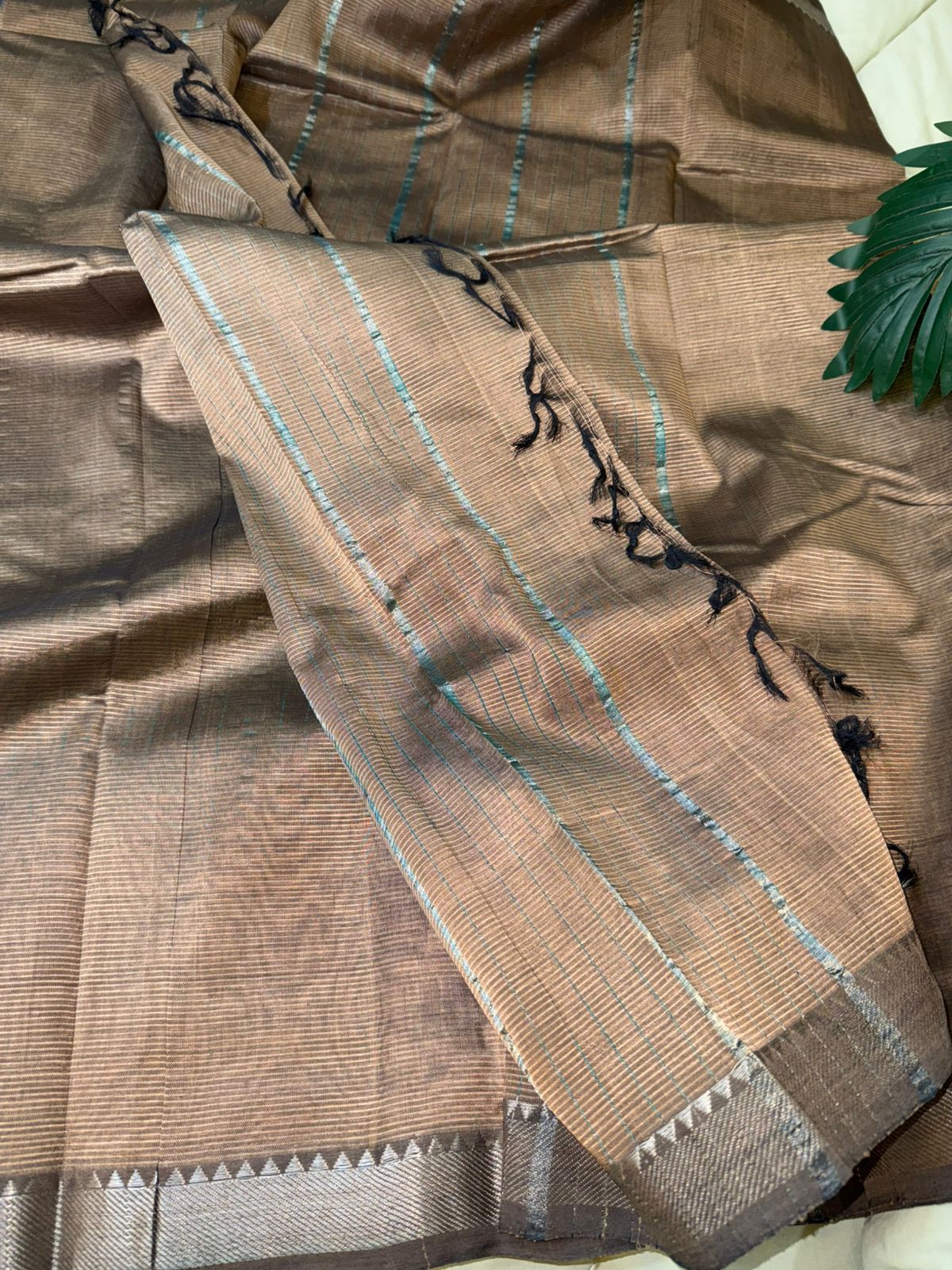 Coffee Brown Classic Mangalagiri Saree