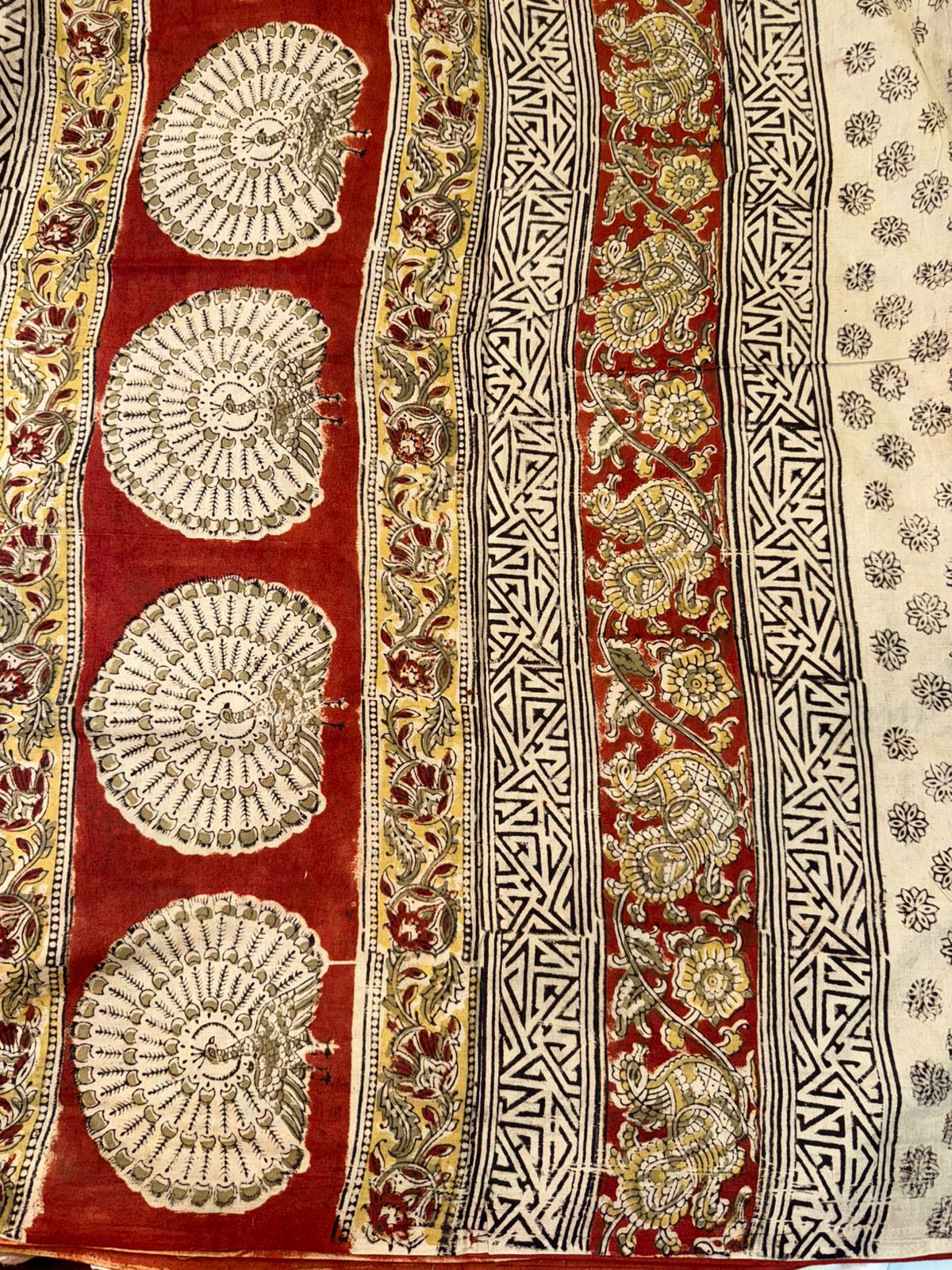 Kalamkari Pure Handloom Cotton Saree
