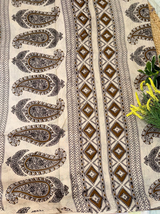 Kalamkari Pure Handloom Cotton Saree