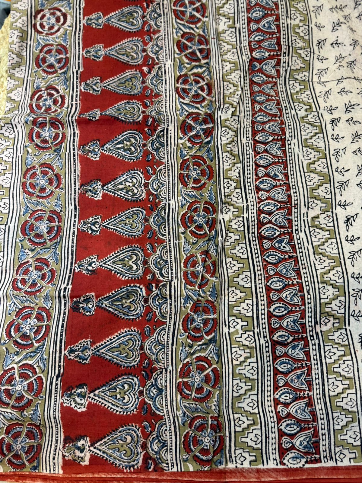 Kalamkari Pure Handloom Cotton Saree