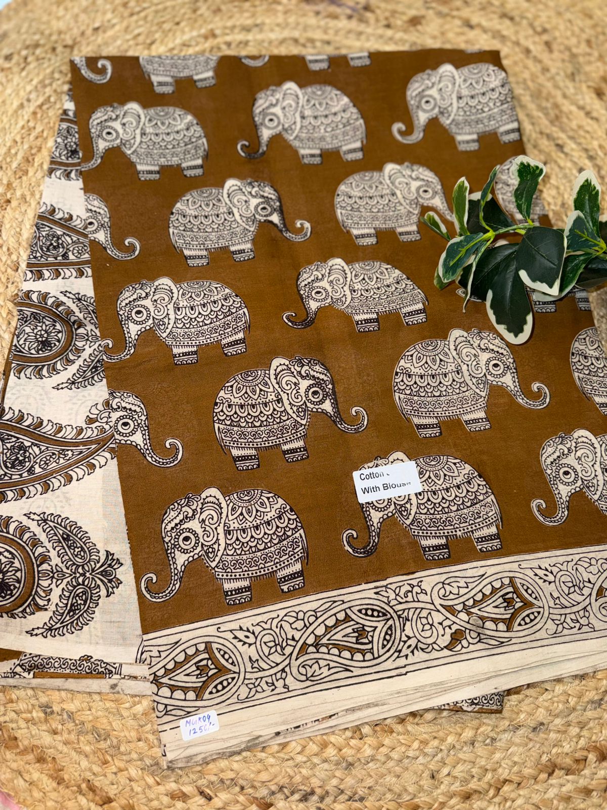 Kalamkari Pure Handloom Cotton Saree