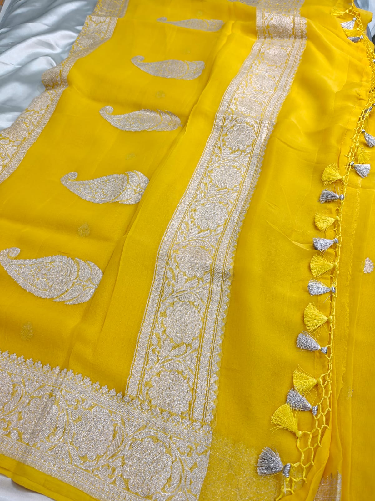 Pure Khaddi Chiffon Georgette Banarasi