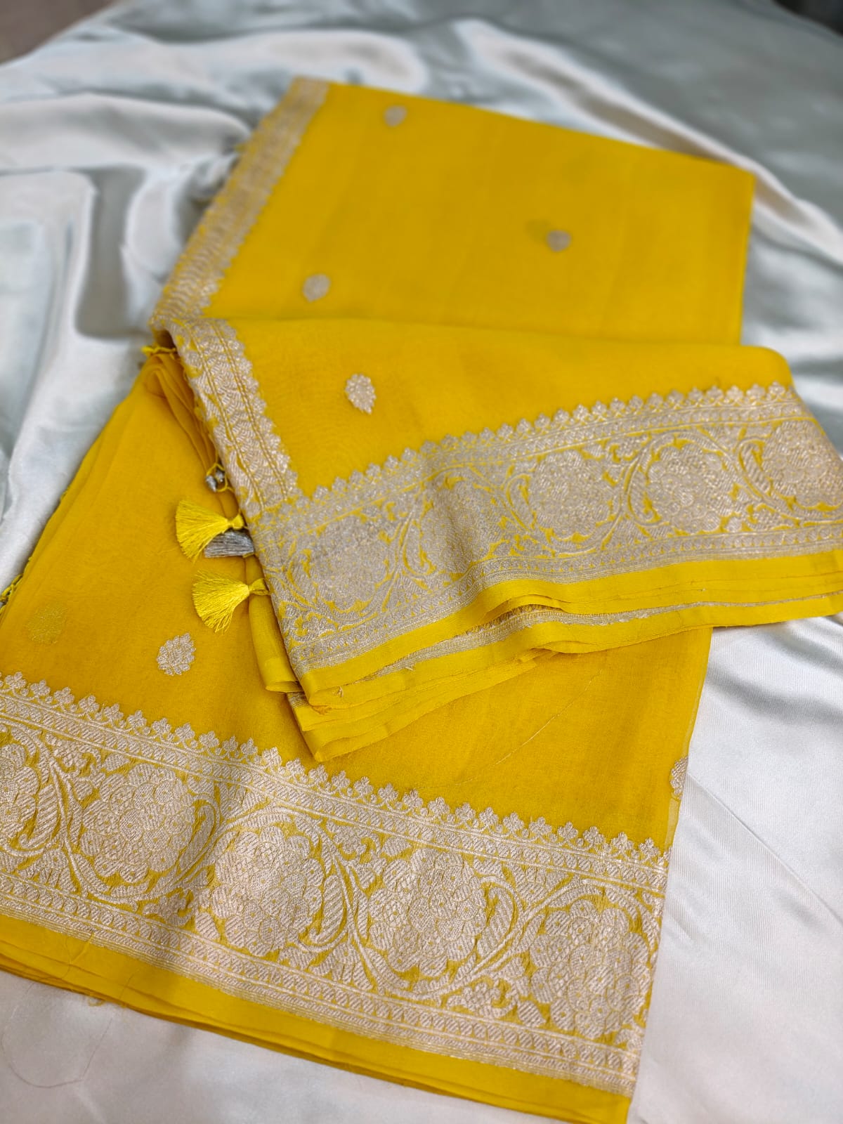 Pure Khaddi Chiffon Georgette Banarasi