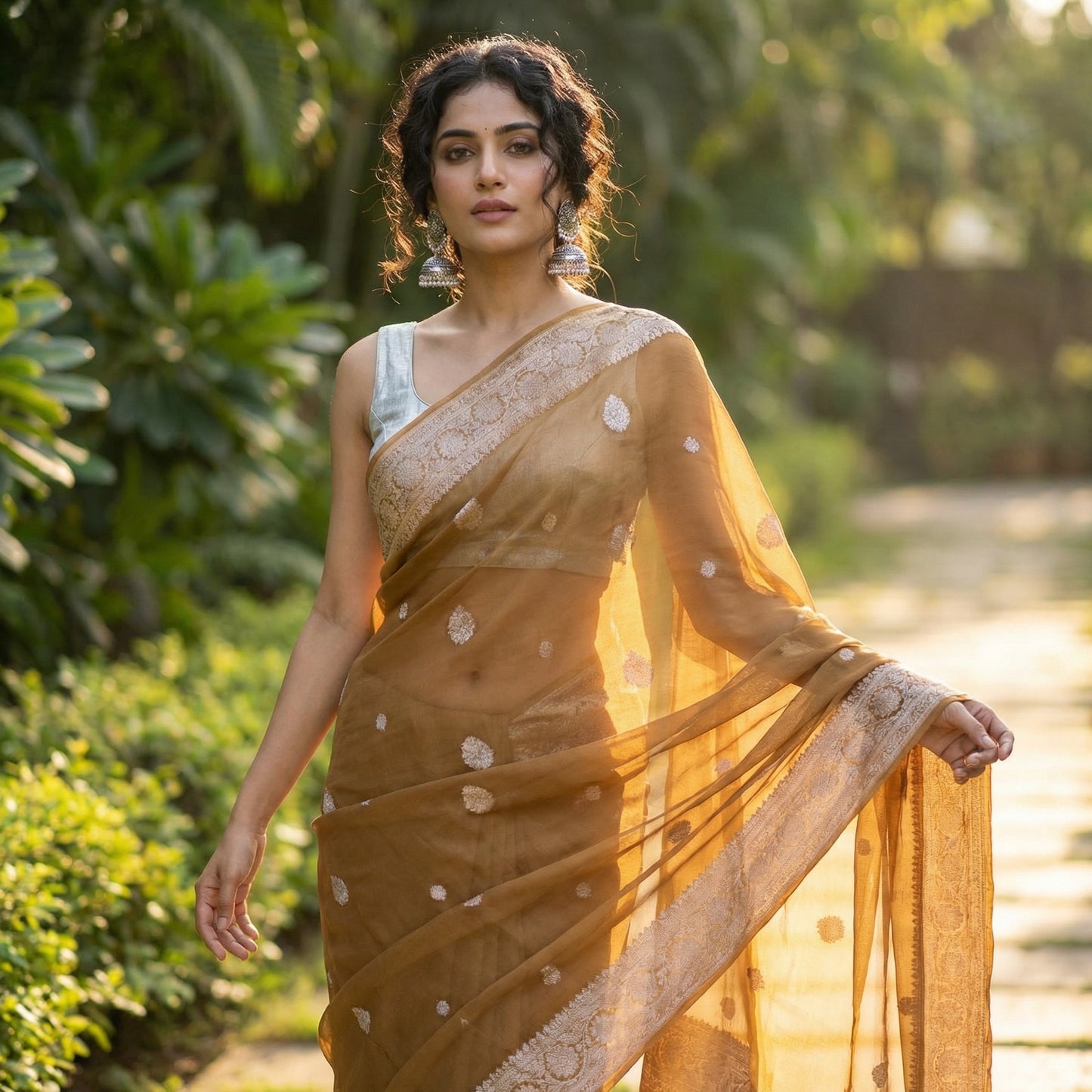 Pure Khaddi Chiffon Georgette Banarasi